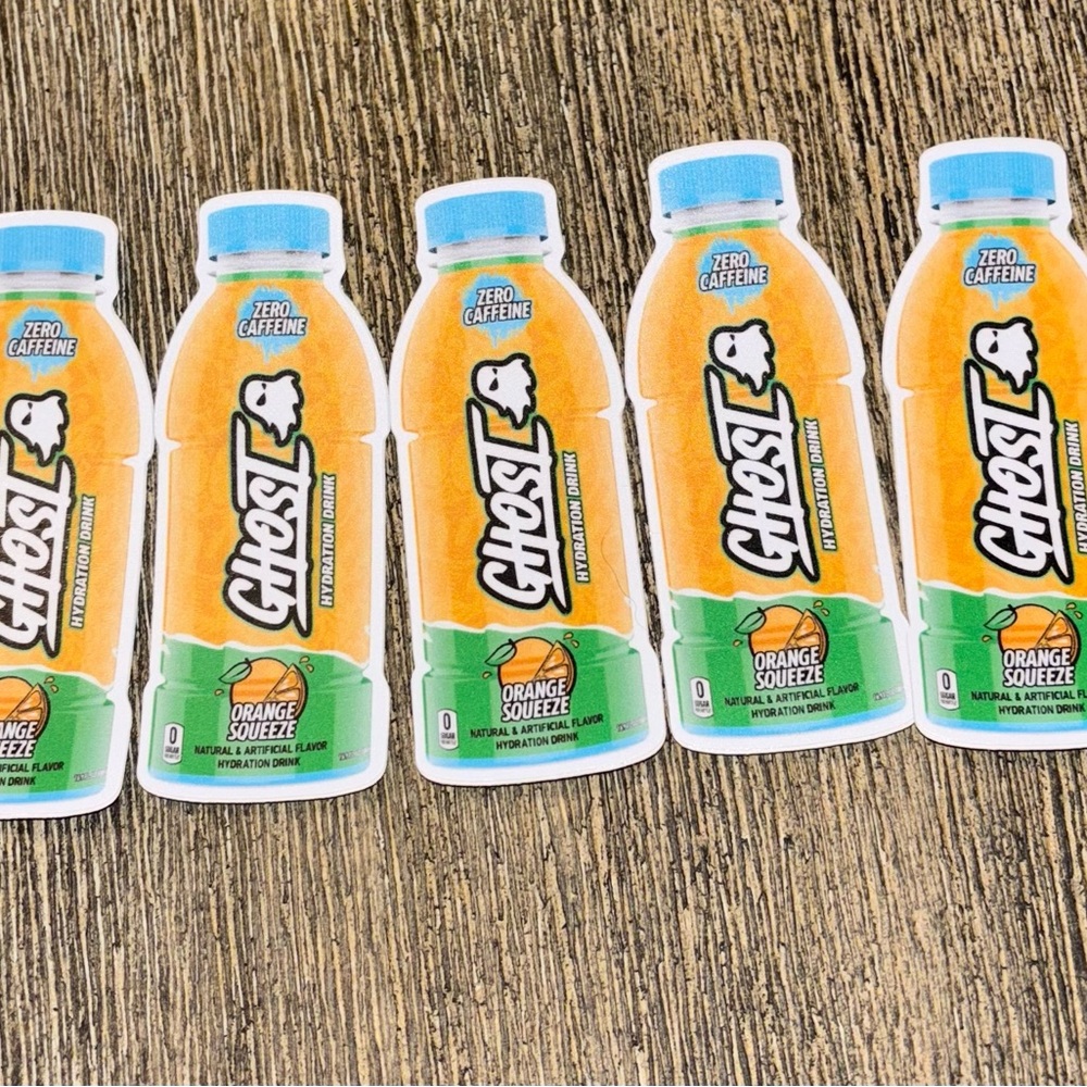 Lot Of 5 GHOST Energy Drink Hydration Stickers Decal